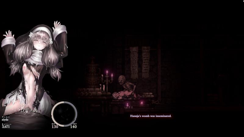 Scene from Sinisistar2 - sinisistar2-haanja-ritual-fails-lilia-captured